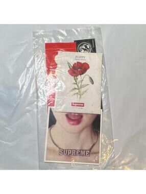 Supreme Poppy Papaver Rhoeas Floral Design Skateboard Sticker Decal pack